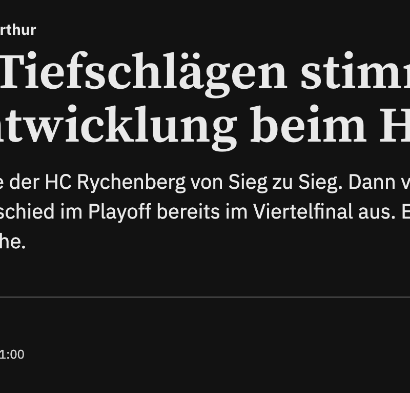 Sportpsychologie Unihockey